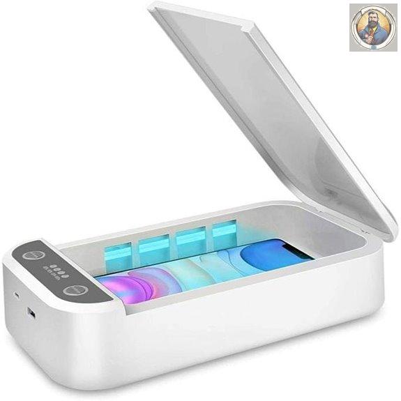 UV Light Sanitizer - Cell Phone Sanitizer Cleaner Box for Smartphone iPhone