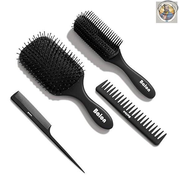 Balon Hair Brush Set for All Hair Types