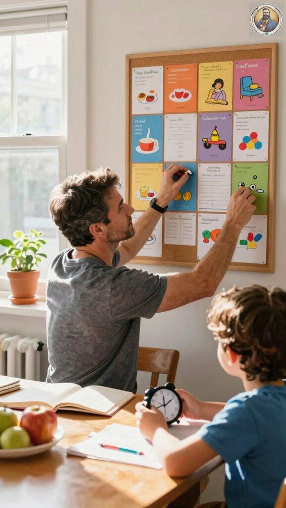visual supports and sensory routines
