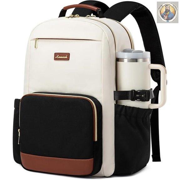 LOVEVOOK Water-Resistant Laptop Backpack with Pouch