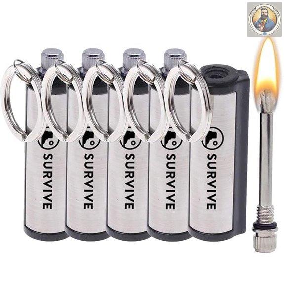 Survive Match Pack of 5 Waterproof Fire Starters