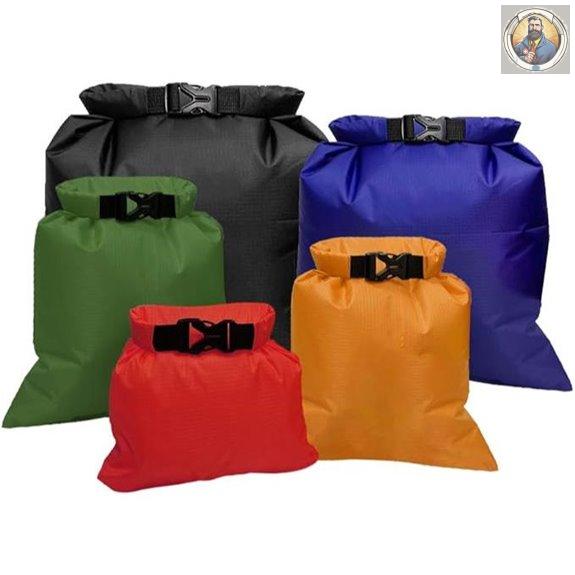 Pimoys 5 Pack Waterproof Dry Bags for Outdoors