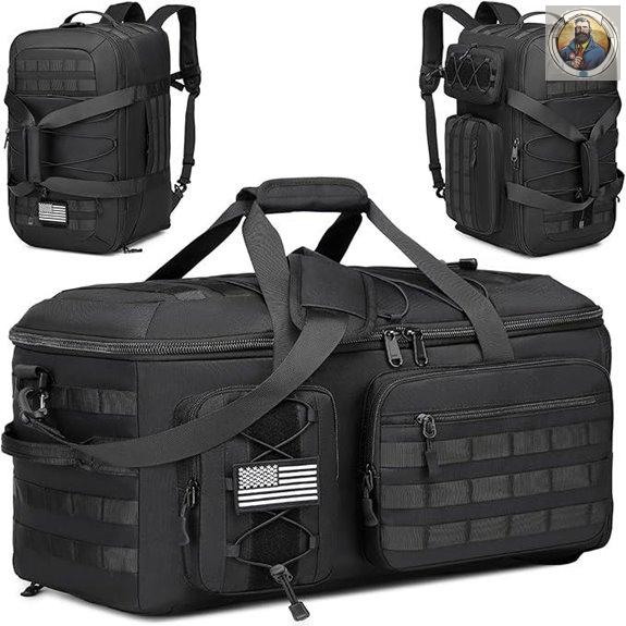 3-in-1 Waterproof Travel Duffle & Backpack