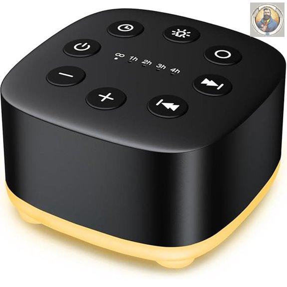 White Noise Sound Machine with Night Lights and Timers