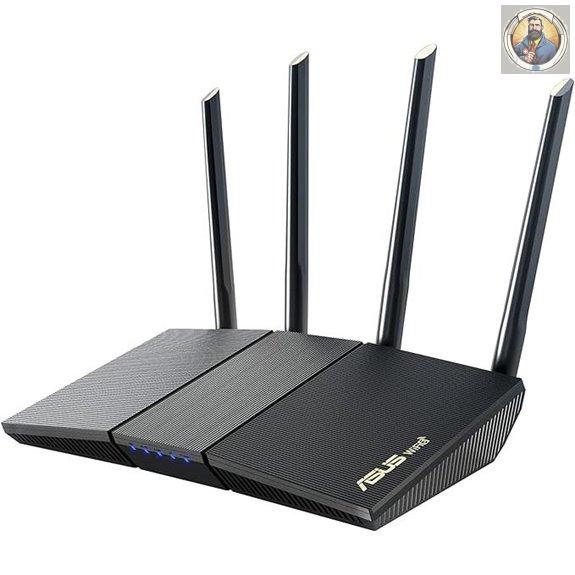 ASUS RT-AX1800S WiFi 6 Router with Security