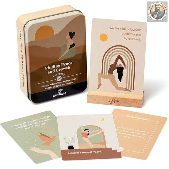 Positive Affirmation Cards for Women in Tin Box