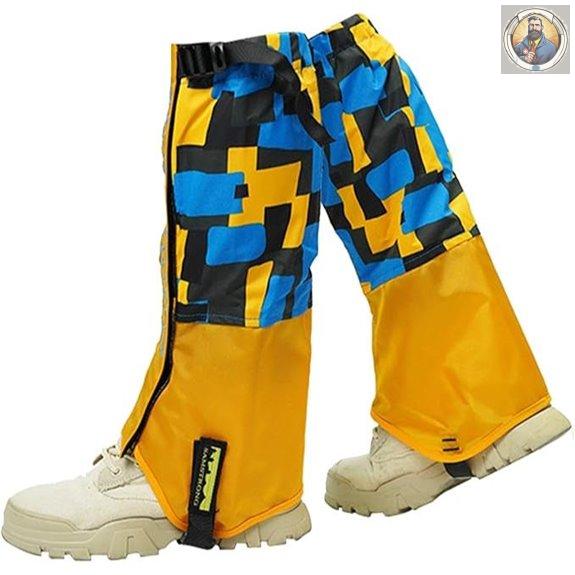 Children's Anti-Snake Leg Gaiters for Hiking and Skiing