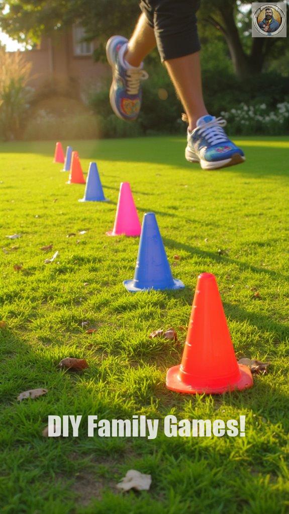 zigzag agility cone challenge